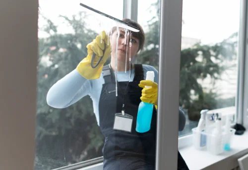 Nettoyage de vitres intérieures et extérieures à la Planche